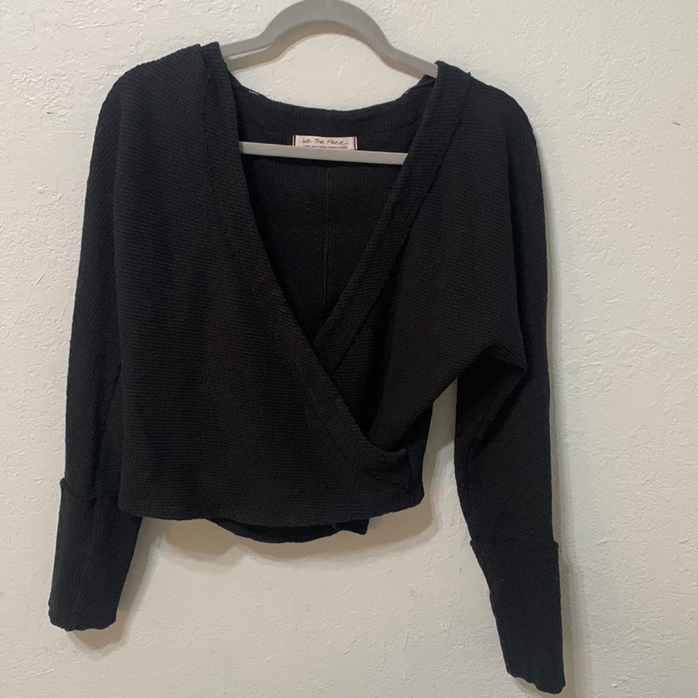 Black free people sweater!